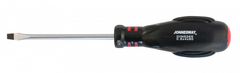 Отвертка стержневая шлицевая HERCULES SL4х80 мм D03S480 Jonnesway