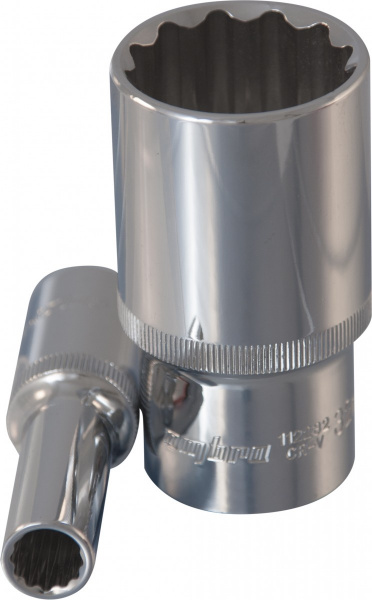 Головка торцевая глубокая 12-гранная 1/2"DR 11 мм 112211 OMBRA