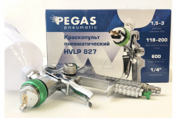 Краскопульт HVLP827 сопло 1.4 мм Pegas pneumatic