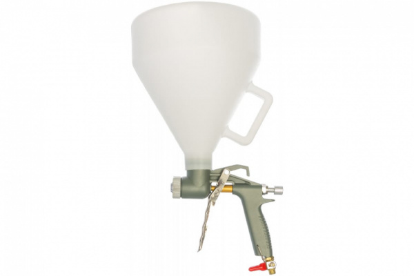 Краскопульт грунтовочный (4,6,8мм 3,5-5,атм.)  нейлоновый бак Pegas pneumatic