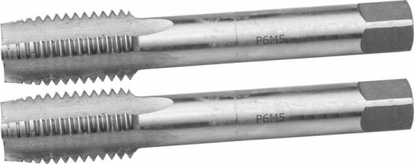 Метчик машинно-ручной Ø M 39 * 3,0 мм комплектный сквозной Р6М5