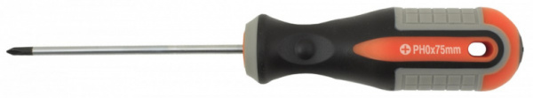 Отвертка стержневая крестовая ROUND GRIP PH2x38 мм 751238 OMBRA